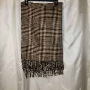 Plaid shawl, unbranded
